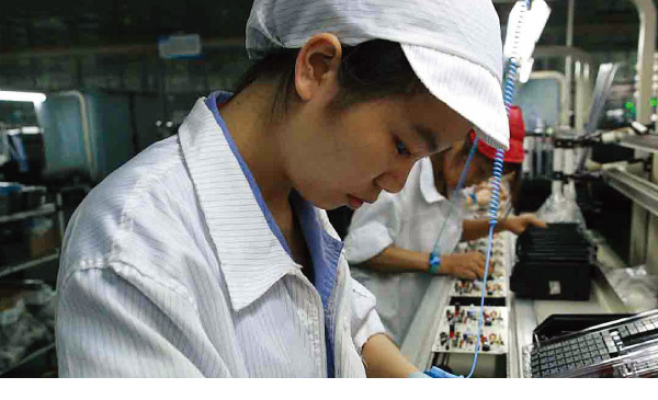 明天環保生產部人員