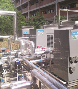 明天環(huán)?？諝饽軣崴こ?，酒店熱水工程！